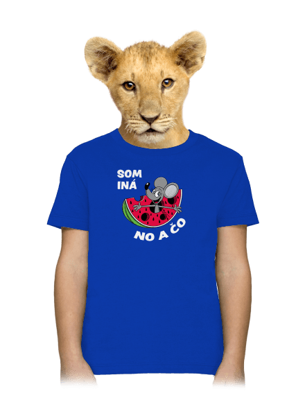 Som iná detské tričko Royal Blue