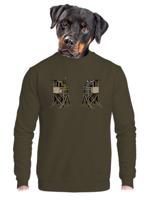 unisex mikina bez kapucne