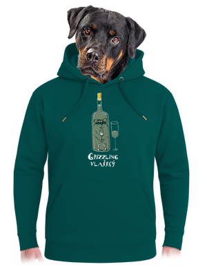 Grizzling Vlašský unisex mikina premium Emerald Green