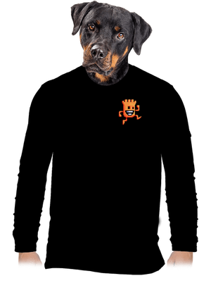 Narodeninové tričko 2025 pánske dlhý rukáv Black