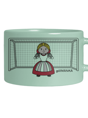 Gólmanka hrnček makronka Mint Macaron