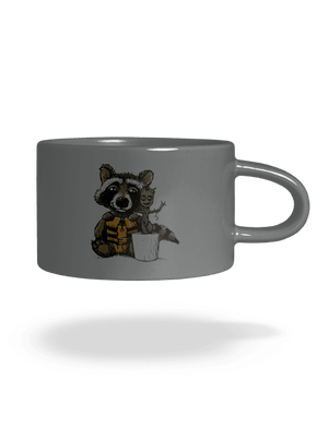 Strážcovia galaxie hrnček makronka Grey Macaron