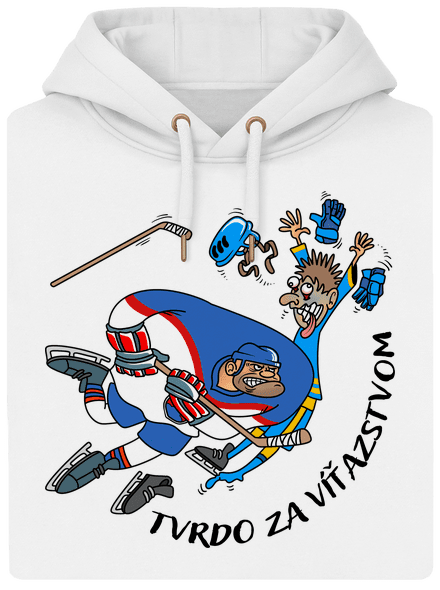 Tvrdo za víťazstvom unisex mikina premium Snowwhite