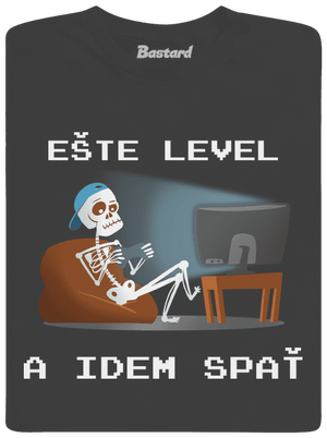 Ešte level pánske dlhý rukáv Dark Grey