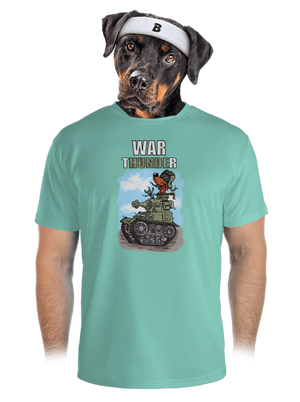 War Hunde pánske športové tričko Mint Mal