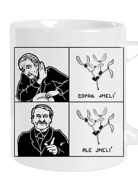 Cimrman: Copak jmelí veľký hrnček White