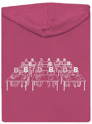 Cimrman: Debil, blbeček dámska mikina na zips Magenta