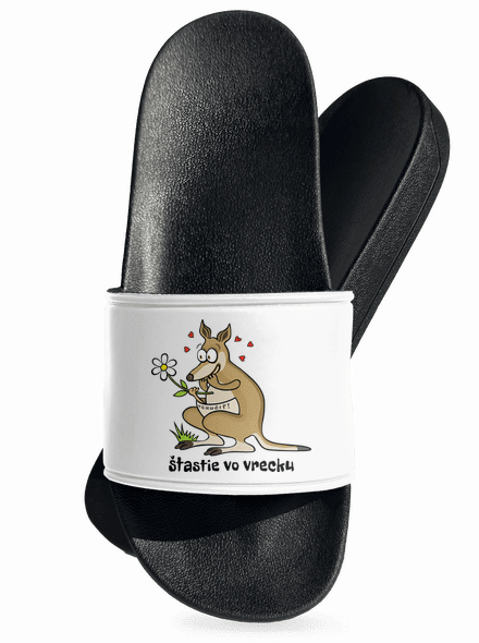 Šťastie vo vrecku šľapky White
