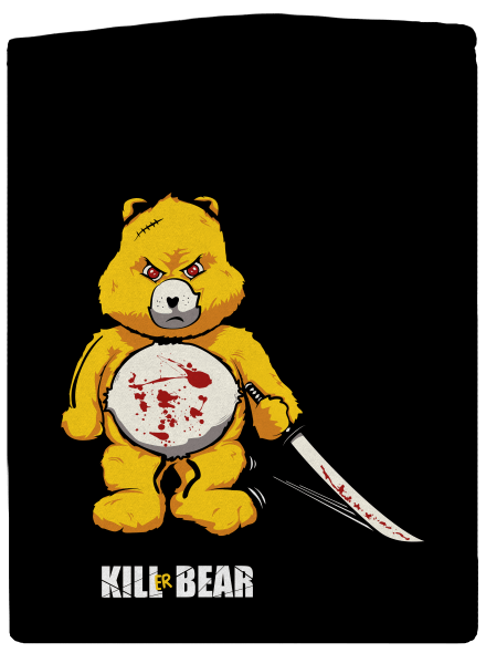 Killer bear dámska mikina na zips Black