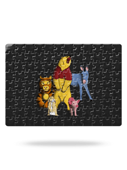 Medvedík puzzle White