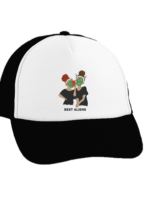 Best aliens šiltovka truckerka Black cap