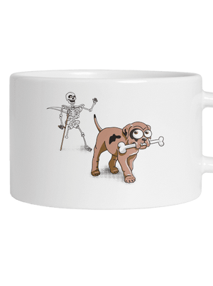 Kostlivec hrnček makronka White