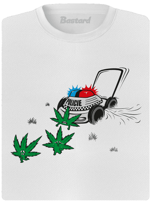 Ganja kríza dámske športové tričko White