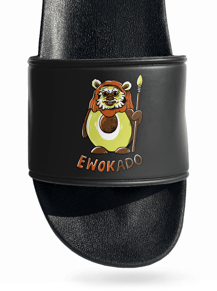 Ewokado šľapky Black
