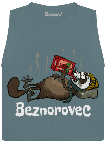 Beznorovec dámske tielko voľné Heather Deep Teal