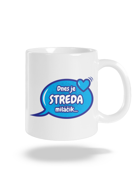 Dnes je streda klasický hrnček White