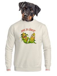 unisex mikina bez kapucne