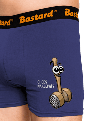 Chceš naklepať? boxerky Blue Navy