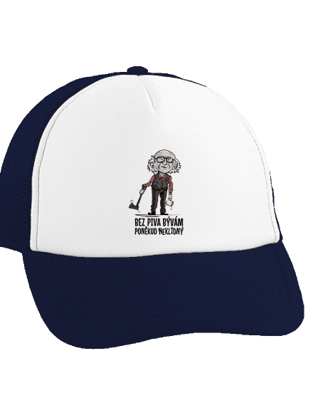 Neklidný bez piva šiltovka truckerka French Navy cap