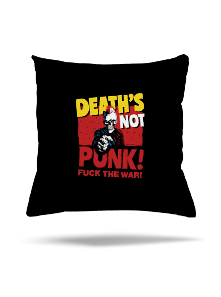Death's not punk vankúš Black