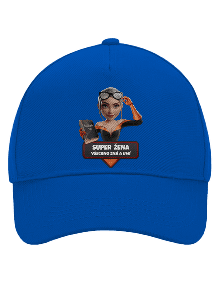 Super mama šiltovka baseballka Bright Royal