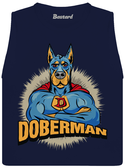 Doberman dámske tielko voľné Navy