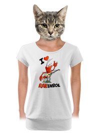 dámske tričko s lemom