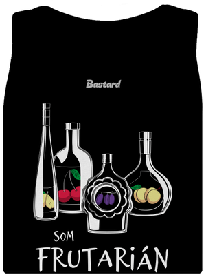 Frutarián dámske tielko klasické Black