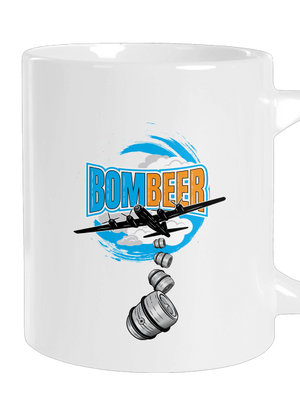 BomBeer veľký hrnček White