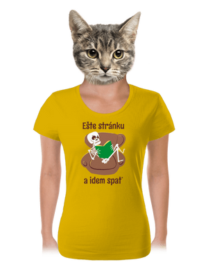 Ešte stránku dámske tričko Yellow