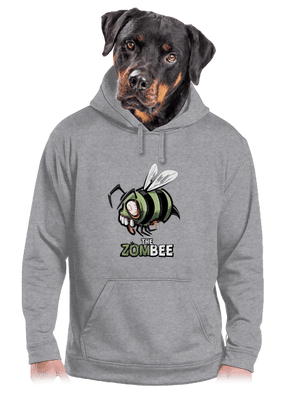 ZomBee pánska mikina klokanka Light Melange