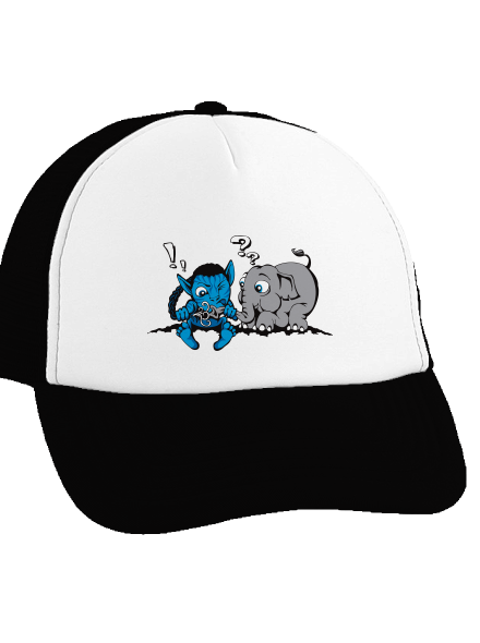 Error 501 šiltovka truckerka Black cap