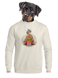 unisex mikina bez kapucne