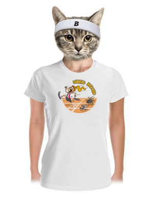 Svetový rekord dámske športové tričko White