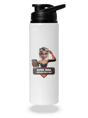 Super mama flaša na vodu White