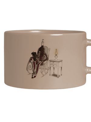 Dedo, rozprávaj hrnček makronka Brown Macaron