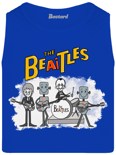 AI Beatles pánske tielko Royal Blue