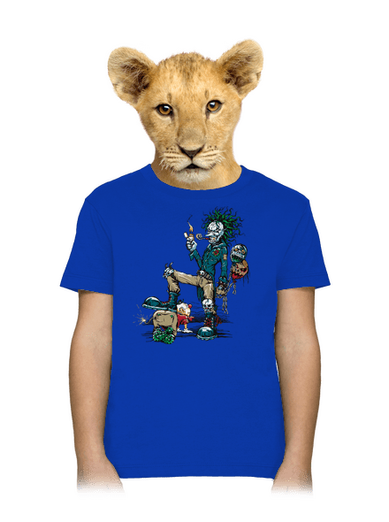 Evil Clown detské tričko Royal Blue