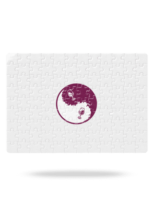 Jin Jang víno puzzle White