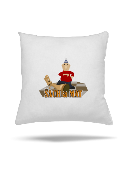 Šach a Mat vankúš White