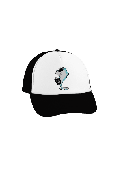 Moby Dick šiltovka truckerka Black cap