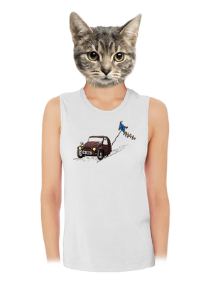 Hadrák dámske tielko voľné White