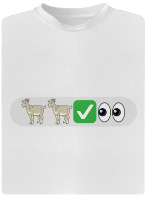 Emoji pánske športové tričko White