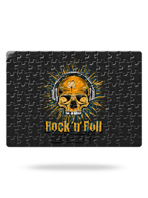 Rock'n'Roll forever puzzle White