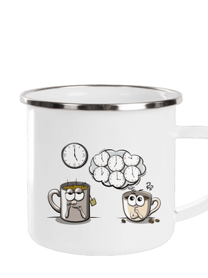 Čaj o piatej, káva stále plecháčik White