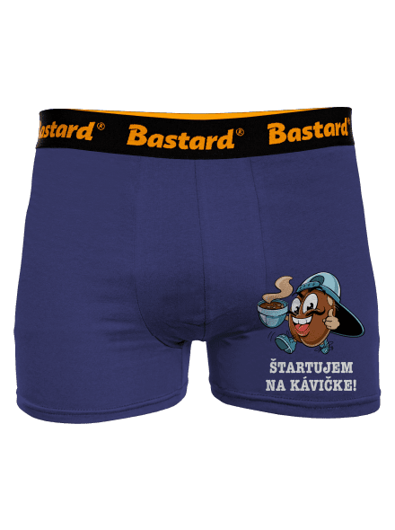 Štartujem na kávičke boxerky Blue Navy