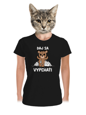 Jdi se vycpat dámske športové tričko Black