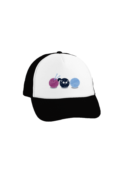Klbko šiltovka truckerka Black cap