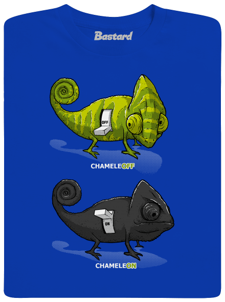 Zapnuté vypnuté detské tričko Royal Blue