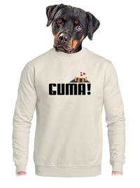 unisex mikina bez kapucne